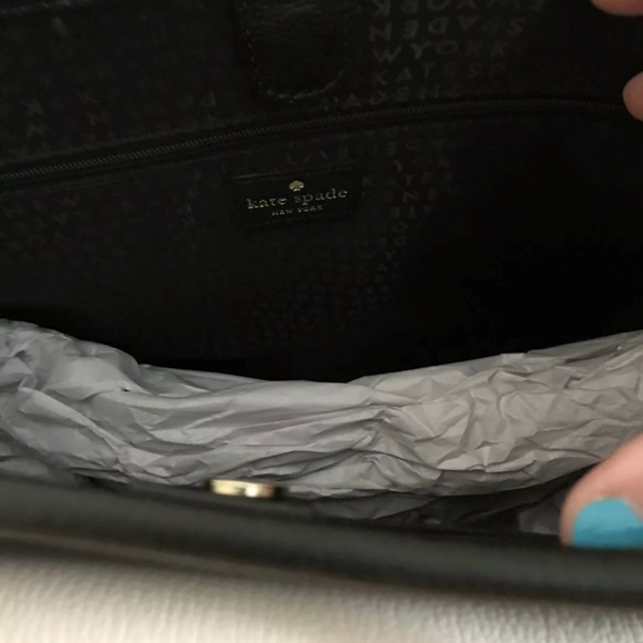 Kate Spade Juliette Walter Place Black Pebble NWT - Picture 5 of 7